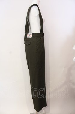 画像2: SUPER LOVERS / 太サスペンダータックパンツ  カーキグリーン O-25-08-05-004-PU-PA-IG-OS