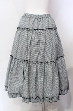 画像2: m petit by misako / NINA'Sギャザースカート M クロ O-25-08-05-034-LO-SK-OW-OS