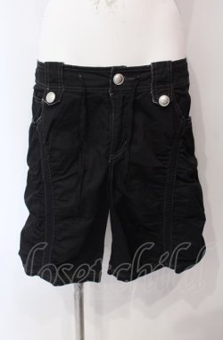 画像1: ALGONQUINS / ショートパンツ  クロ O-25-08-05-005-AL-PA-IG-OS