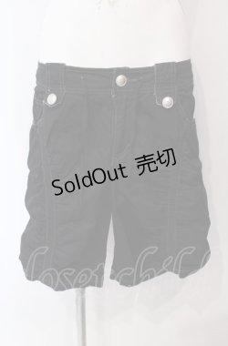 画像1: ALGONQUINS / ショートパンツ  クロ O-25-08-05-005-AL-PA-IG-OS