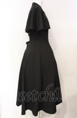 画像3: Sheglit / "Adelheid"ケープワンピース M ブラック O-25-08-05-041-EL-OP-OW-OS