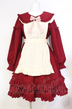 画像1: Amavel / Romantic Heroineワンピース F ボルドー O-25-08-05-042-CA-OP-OW-OS