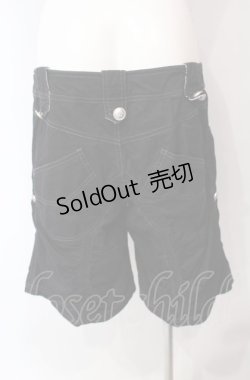 画像3: ALGONQUINS / ショートパンツ  クロ O-25-08-05-005-AL-PA-IG-OS