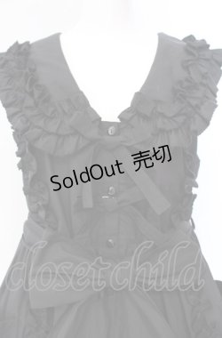画像2: Physical Drop / ギャザーフリルワンピース  クロ O-25-08-05-043-LO-OP-OW-OS