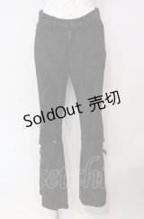 BPN / スリットベルテッドパンツ M ブラック O-25-08-05-006-GO-PA-IG-OS