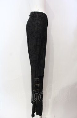 画像2: BPN / スリットベルテッドパンツ M ブラック O-25-08-05-006-GO-PA-IG-OS