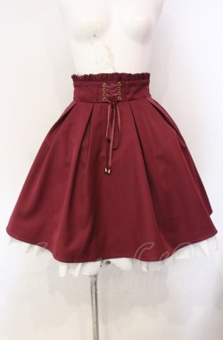 画像1: Amavel / バックティアードフリルスカート F ワイン O-25-08-05-050-CA-SK-OW-OS