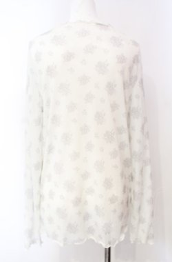 画像2: m petit by misako / 花柄シアープルオーバー LL オフシロ O-25-08-05-055-LO-TO-IG-OS