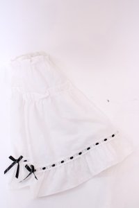 Jamieエーエヌケー / 姫袖アームウォーマー  シロ O-25-08-05-1036-LO-ZA-IG-ZT450