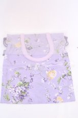 画像1: PINK HOUSE / Little Violet柄巾着バッグ  ラベンダー O-25-08-05-1004-LO-BG-IG-ZT450-F003 (1)