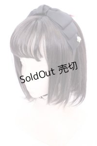 m petit by misako / NINA'sコラボ AM*NIリボンカチューシャ  クロ O-25-08-05-1009-LO-AC-IG-ZT450