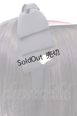 画像2: m petit by misako / NINA'sコラボ AM*NIリボンカチューシャ  クロ O-25-08-05-1009-LO-AC-IG-ZT450