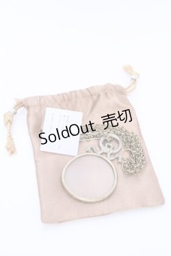 画像1: axes femme / クラシックルーペネックレス  アンティークゴールド O-25-08-05-1014-AX-AC-IG-OS