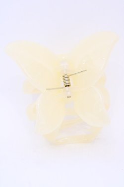 画像1: axes femme / バタフライヘアクリップ  アイボリー O-25-08-05-1015-AX-AC-IG-OS