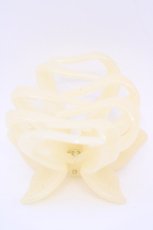 画像2: axes femme / バタフライヘアクリップ  アイボリー O-25-08-05-1015-AX-AC-IG-ZT450-F004 (2)