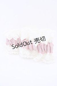 m petit by misako / AMレース2Pシュシュ  ピンク O-25-08-05-1016-LO-ZA-OW-ZT450