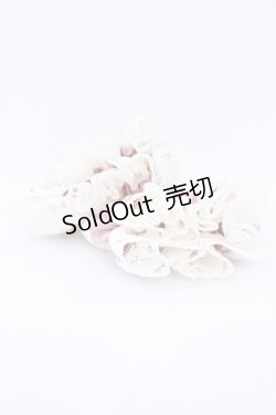 画像2: m petit by misako / AMレース2Pシュシュ  ピンク O-25-08-05-1016-LO-ZA-OW-ZT450