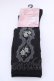 画像1: m petit by misako / ECAMOVKバラレースソックス 23-25cm クロ O-25-08-05-1020-LO-ZA-IG-OS (1)