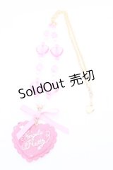 Angelic Pretty / Dream Heartネックレス  ピンク O-25-08-05-1024-AP-AC-IG-ZT450