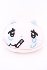 Hauls / ヤニ吉ぬいポーチ  シロ O-25-08-05-1030-LO-ZA-IG-ZT0811A