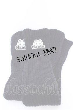 画像1: Hauls / 手も足も使えるやんけ！レッグウォーマー  クロ O-25-08-05-1033-LO-ZA-IG-OS