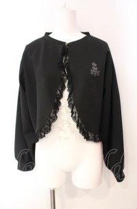 m petit by misako / MSKバラBフリルボレロ LL クロ O-25-08-05-058-LO-TO-IG-OS