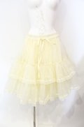metamorphose / 【プラスサイズ】オーガンジーフリルパニエ  生成り O-25-08-05-060-ME-SK-IG-OS
