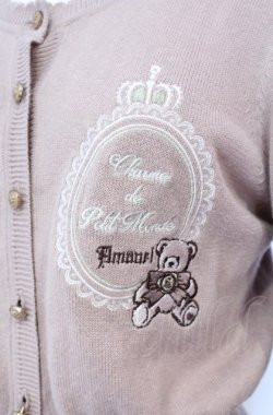 画像2: Amavel / Nounours Chocolatoryカーディガン F ピンク O-25-08-05-063-CA-TO-OW-OS