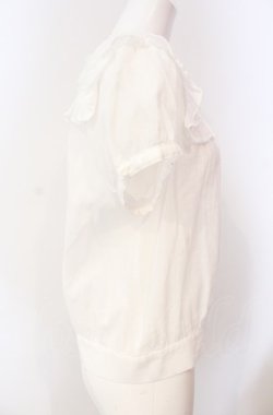 画像3: Franche Lippee / お花モチーフプルオーバー M シロ O-25-08-05-064-LO-TO-OW-OS