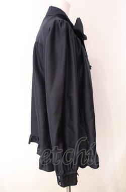 画像3: Enchantlic Enchantilly / ノーブルリボンタイブラウス  ネイビー O-25-08-05-068-LO-BL-OW-OS