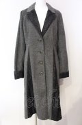 axes femme / クラシックロングコート M チャコールグレー O-25-08-05-072-AX-CO-OW-OS