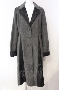 画像1: axes femme / クラシックロングコート M チャコールグレー O-25-08-05-072-AX-CO-OW-OS