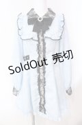 Ank Rouge / モノグラムドーリーワンピース  サックス O-25-08-05-079-CA-OP-IG-OS