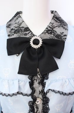 画像2: Ank Rouge / モノグラムドーリーワンピース  サックス O-25-08-05-079-CA-OP-IG-OS