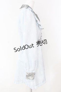 画像3: Ank Rouge / モノグラムドーリーワンピース  サックス O-25-08-05-079-CA-OP-IG-OS