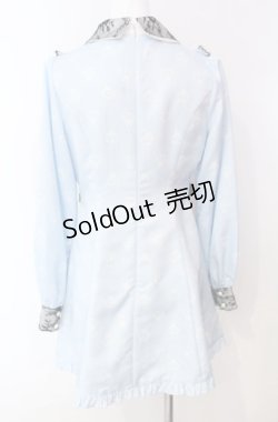 画像4: Ank Rouge / モノグラムドーリーワンピース  サックス O-25-08-05-079-CA-OP-IG-OS