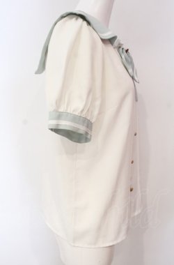 画像3: Amavel / CrownEmblemポケットセーラーブラウス F グリーン O-25-08-05-012-CA-BL-OW-OS