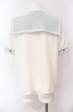 画像4: Amavel / CrownEmblemポケットセーラーブラウス F グリーン O-25-08-05-012-CA-BL-OW-OS