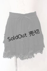 BPN / レースティアードエプロン  ブラック O-25-08-05-017-GO-SK-IG-OS