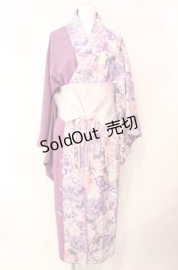 画像1: 【SALE】Qutie Frash / 2025 浴衣3点SET  ライトパープル O-25-08-05-020-QU-OP-IG-ZT452