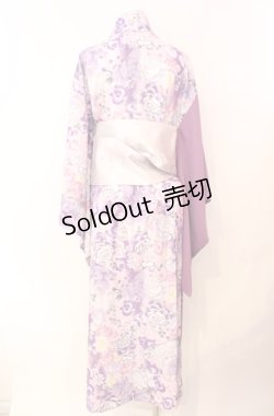 画像3: 【SALE】Qutie Frash / 2025 浴衣3点SET  ライトパープル O-25-08-05-020-QU-OP-IG-ZT452