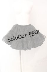 Wunderwelt / オリジナル3段ティアードミニパニエ（35cm）  ブラック O-25-08-05-022-EL-SK-IG-OS