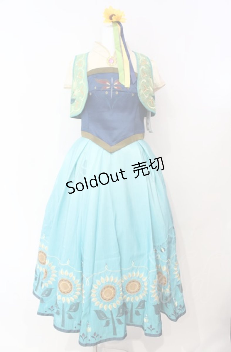 画像1: Secret Honey / Surprise Dress(frozen fever・Elsa ver ドレスセット 2 グリーンｘアイボリー O-25-08-05-024-CA-OP-YM-OS (1)