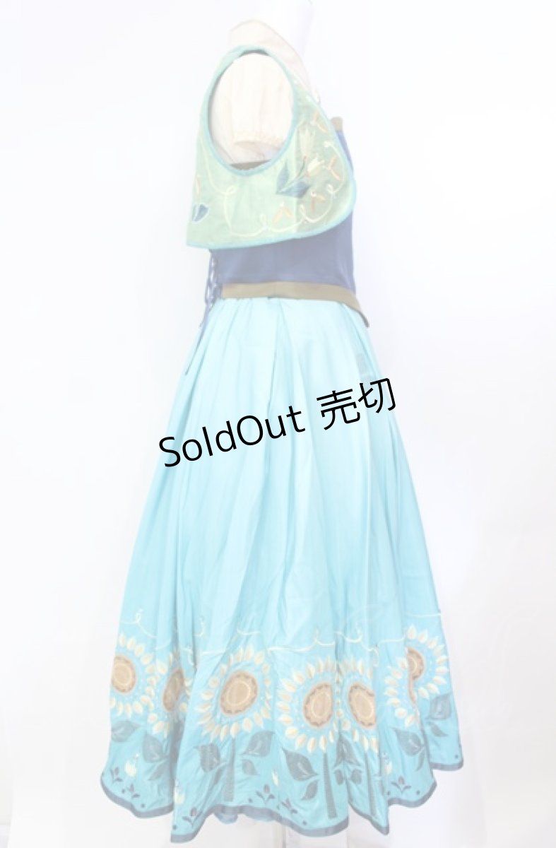 画像5: Secret Honey / Surprise Dress(frozen fever・Elsa ver ドレスセット 2 グリーンｘアイボリー O-25-08-05-024-CA-OP-YM-OS (5)