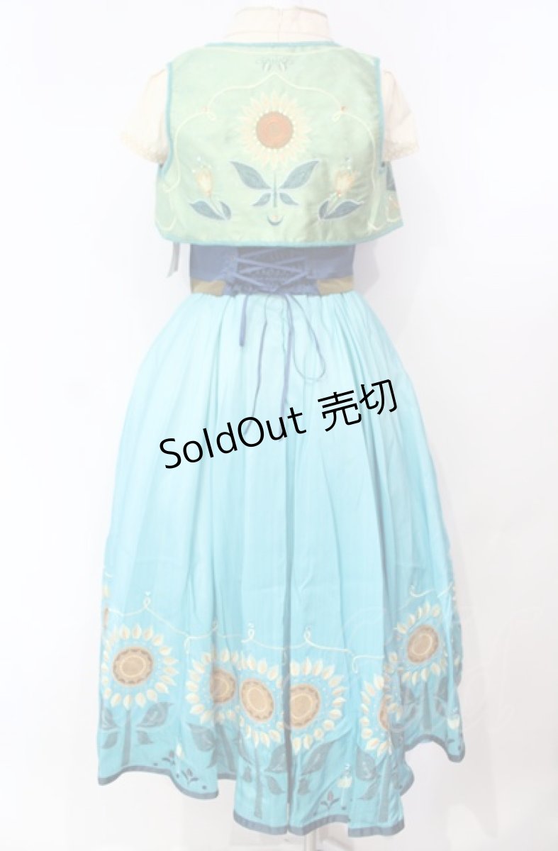 画像6: Secret Honey / Surprise Dress(frozen fever・Elsa ver ドレスセット 2 グリーンｘアイボリー O-25-08-05-024-CA-OP-YM-OS (6)