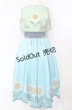 画像6: Secret Honey / Surprise Dress(frozen fever・Elsa ver ドレスセット 2 グリーンｘアイボリー O-25-08-05-024-CA-OP-YM-OS