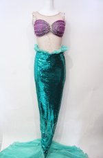 画像1: Secret Honey / Part of Your World Costume (The Little Mermaid ver　ドレス 2 グリーン O-25-08-05-026-CA-OP-YM-OS (1)