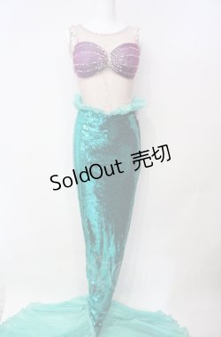 画像1: Secret Honey / Part of Your World Costume (The Little Mermaid ver　ドレス 2 グリーン O-25-08-05-026-CA-OP-YM-OS