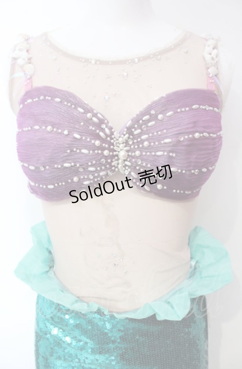 画像2: Secret Honey / Part of Your World Costume (The Little Mermaid ver　ドレス 2 グリーン O-25-08-05-026-CA-OP-YM-OS (2)