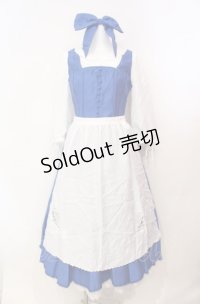 Secret Honey / Little town Dress （Beauty and the Beast ver. ドレス 2 ブルーｘシロ O-25-08-05-027-CA-OP-YM-ZT0807A